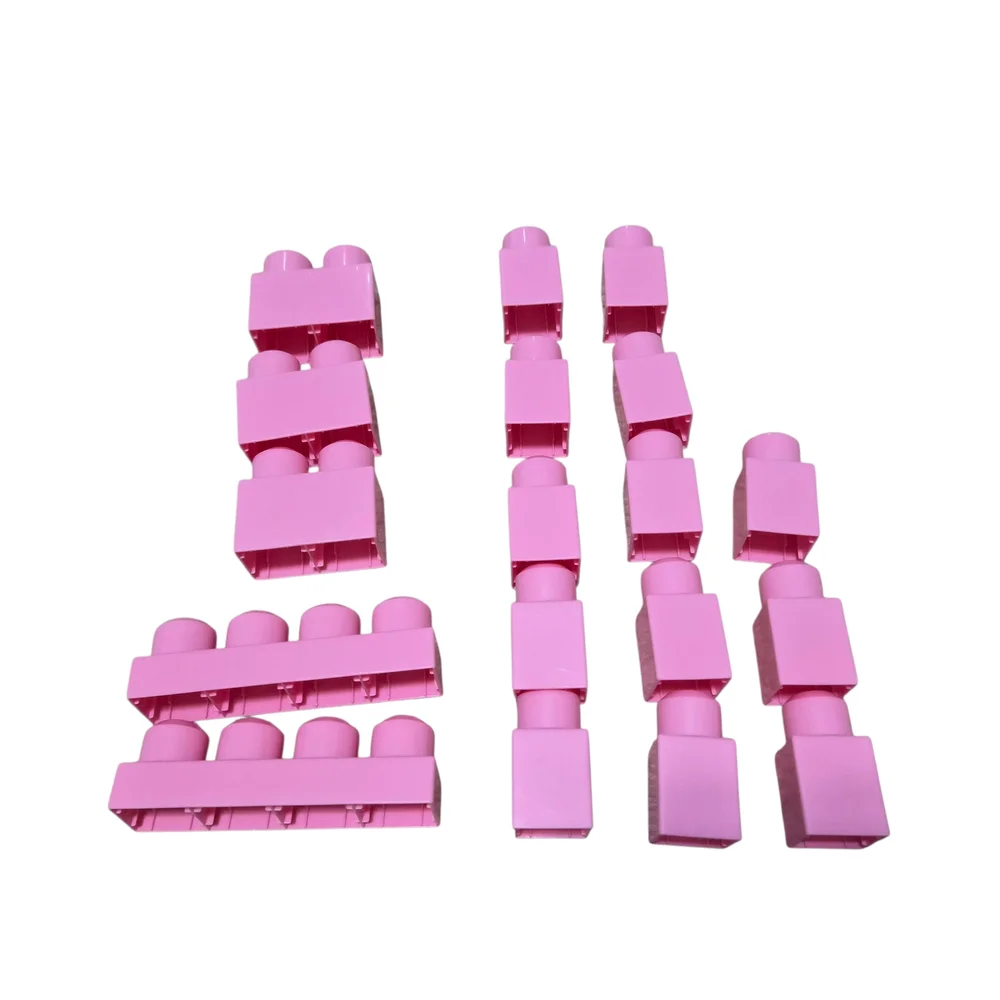 Colorful Building Mega Blocks Set for Kids 103 Pieces